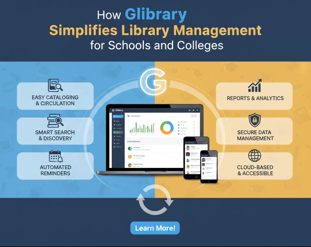 How Glibrary Simplifies Library Management for Schools and Colleges