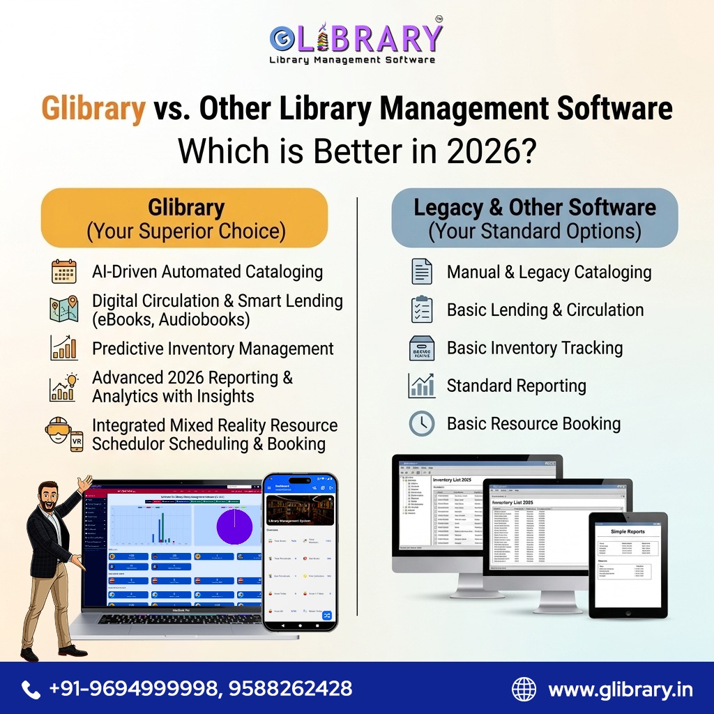 Glibrary vs. Other Library Management Software: Which is Better in 2026